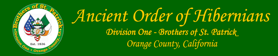 AOH Division One Orange County CA
